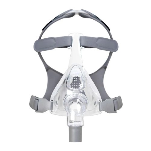 Fisher and Paykel Simplus full face CPAP mask side view with headgear