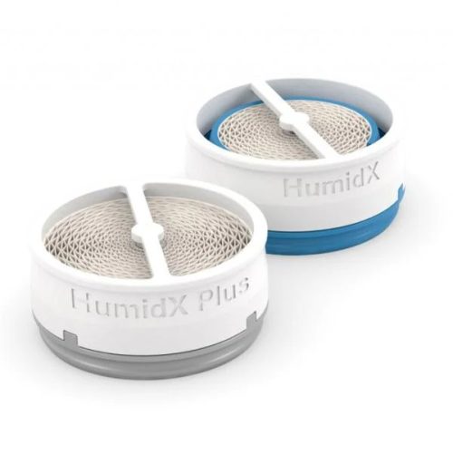 ResMed AirMini HumidX and HumidX Plus filter inserts side by side