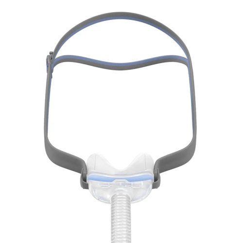 ResMed AirFit N30 nasal CPAP mask front view with cradle cushion and headgear