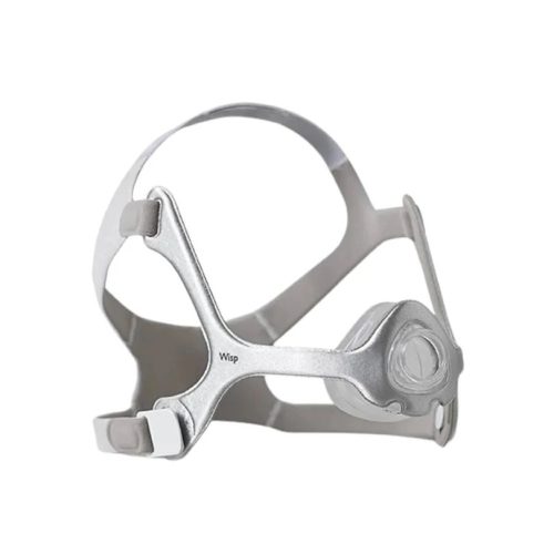 Philips Respironics Wisp nasal CPAP mask clear silicone frame side view