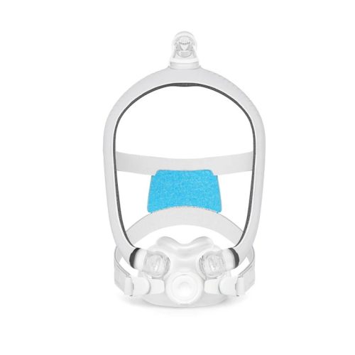 ResMed AirTouch F30i full face CPAP mask front view with memory foam cushion