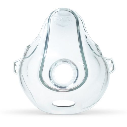 PARI Adult Aerosol Mask for nebulizer therapy with soft clear design and Pro-Vent technology.
