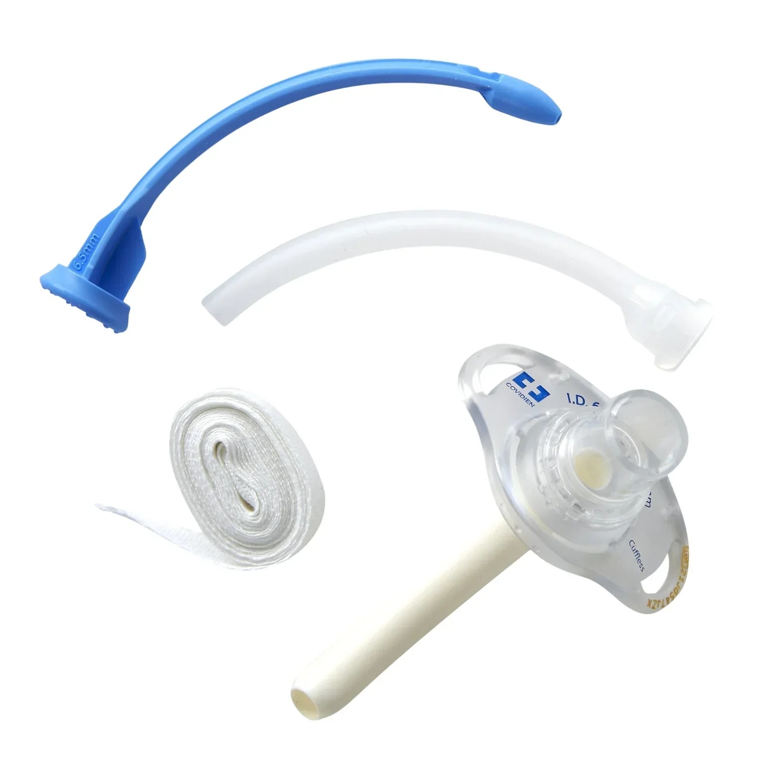 Shiley flexible cuffless tracheostomy tube with reusable inner cannula kit